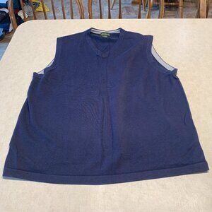 Eddie Bauer Navy Blue Men's Pullover Sweater Vest XL